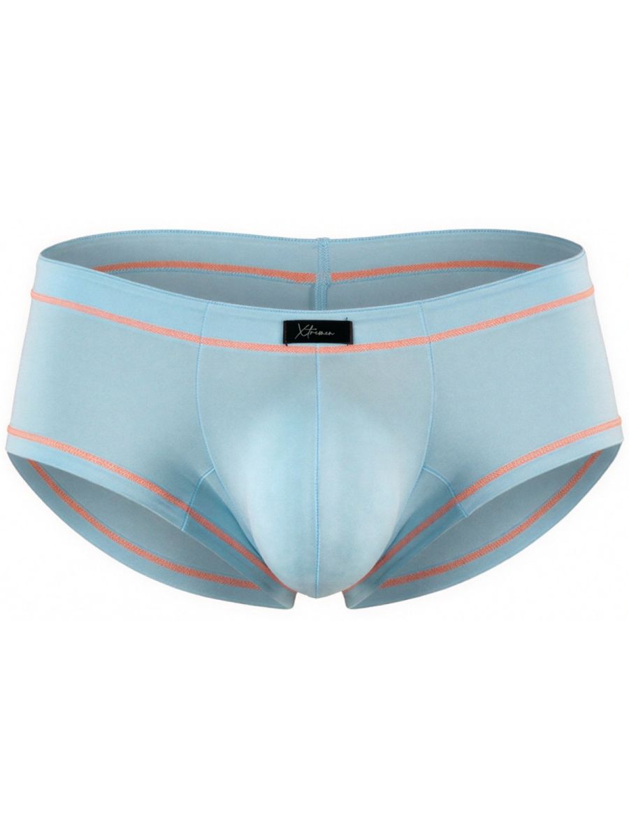 Xtremen 91260 Men's Underwear Modern Athletic Microfiber Briefs Color Light Blue