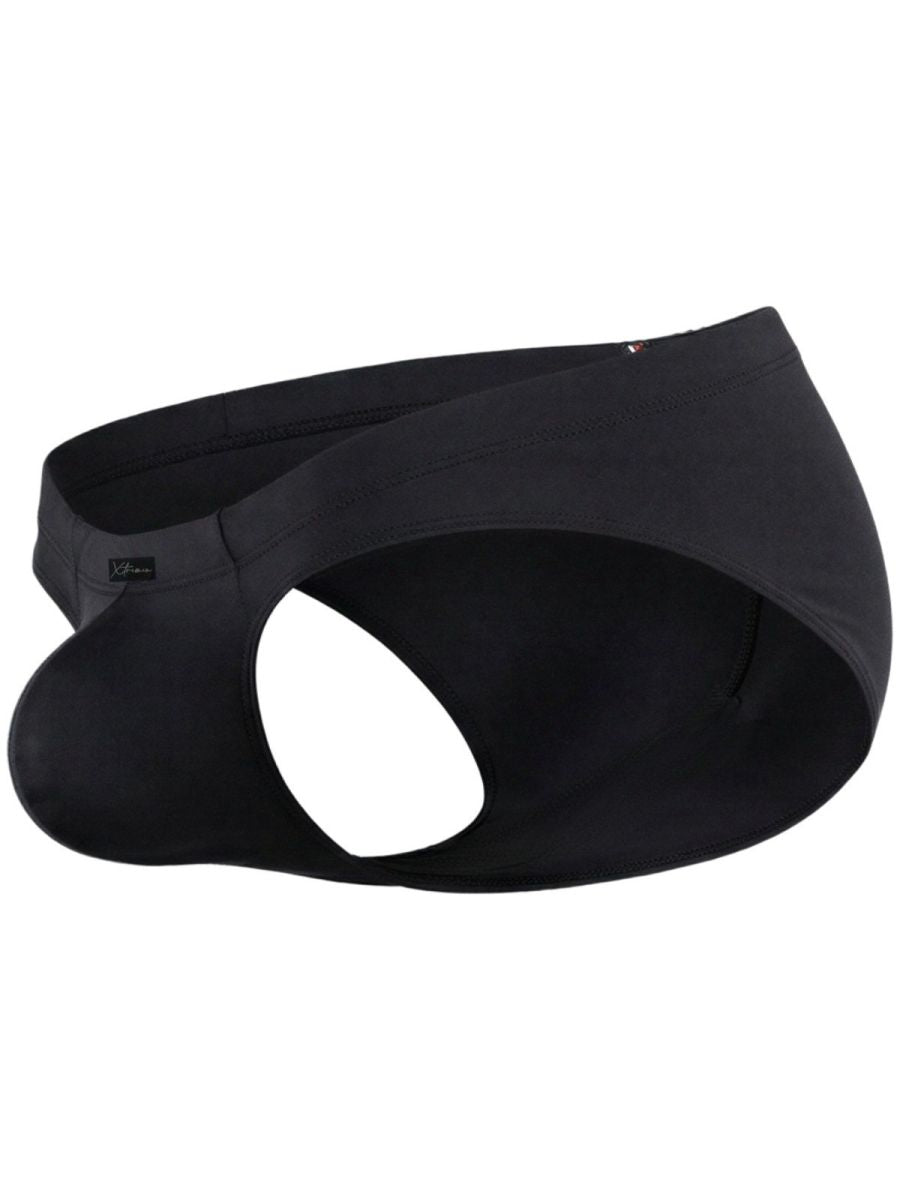 Xtremen 91261 Men's Underwear Microfiber Sleek Fit Briefs Color Black