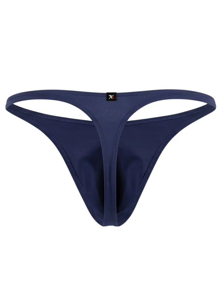 Xtremen 91266 Ropa interior para hombre Tangas de microfibra Sleek Color Azul oscuro