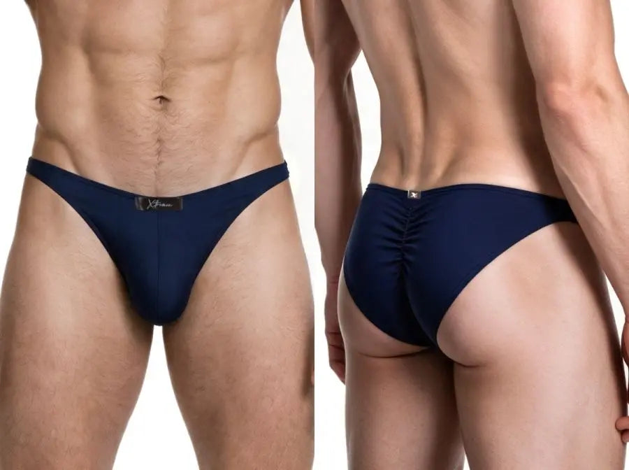 Xtremen 91267 Ropa interior para hombre Bikini de microfibra para un ajuste moderno y comodidad elegante Color Azul oscuro