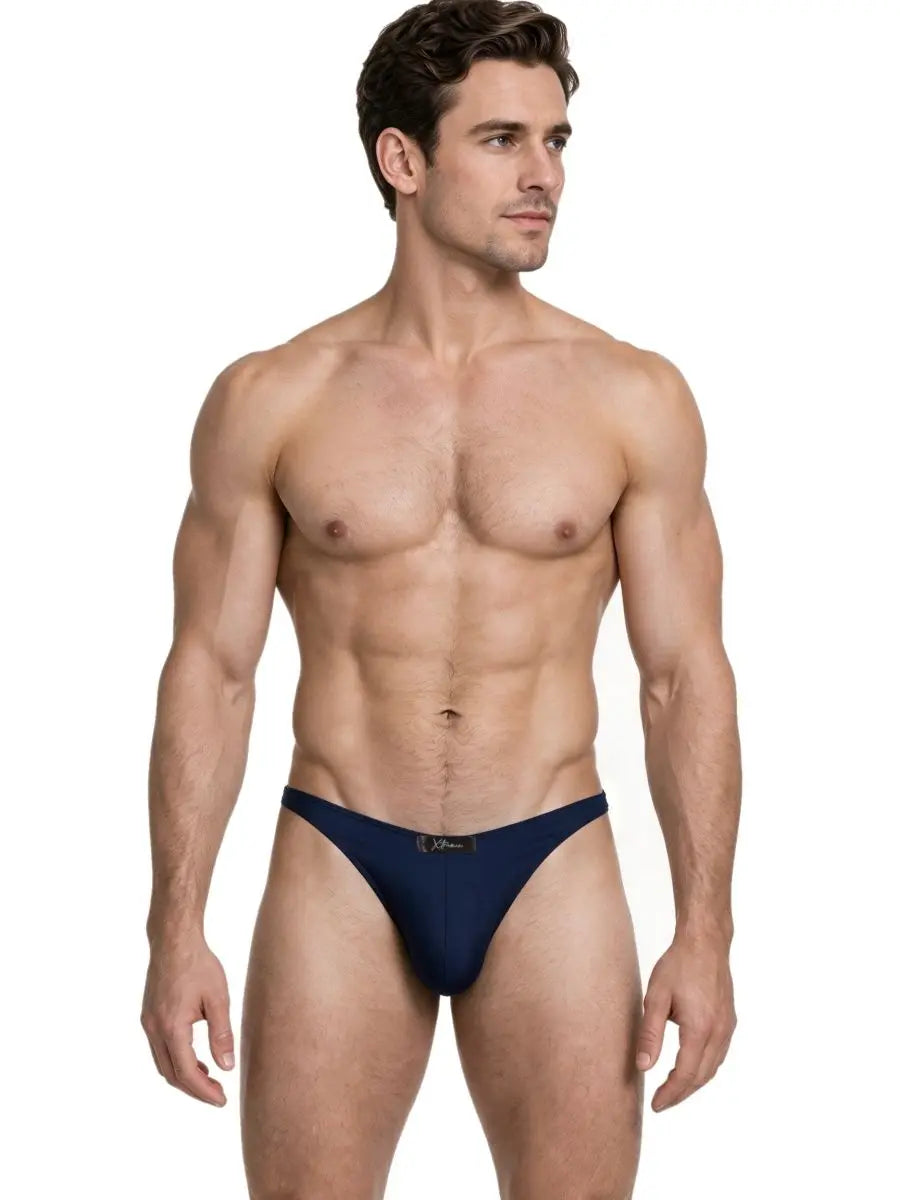 Xtremen 91267 Herren-Unterwäsche Mikrofaser Bikini für moderne Passform und geschmeidigen Komfort Farbe Dunkelblau
