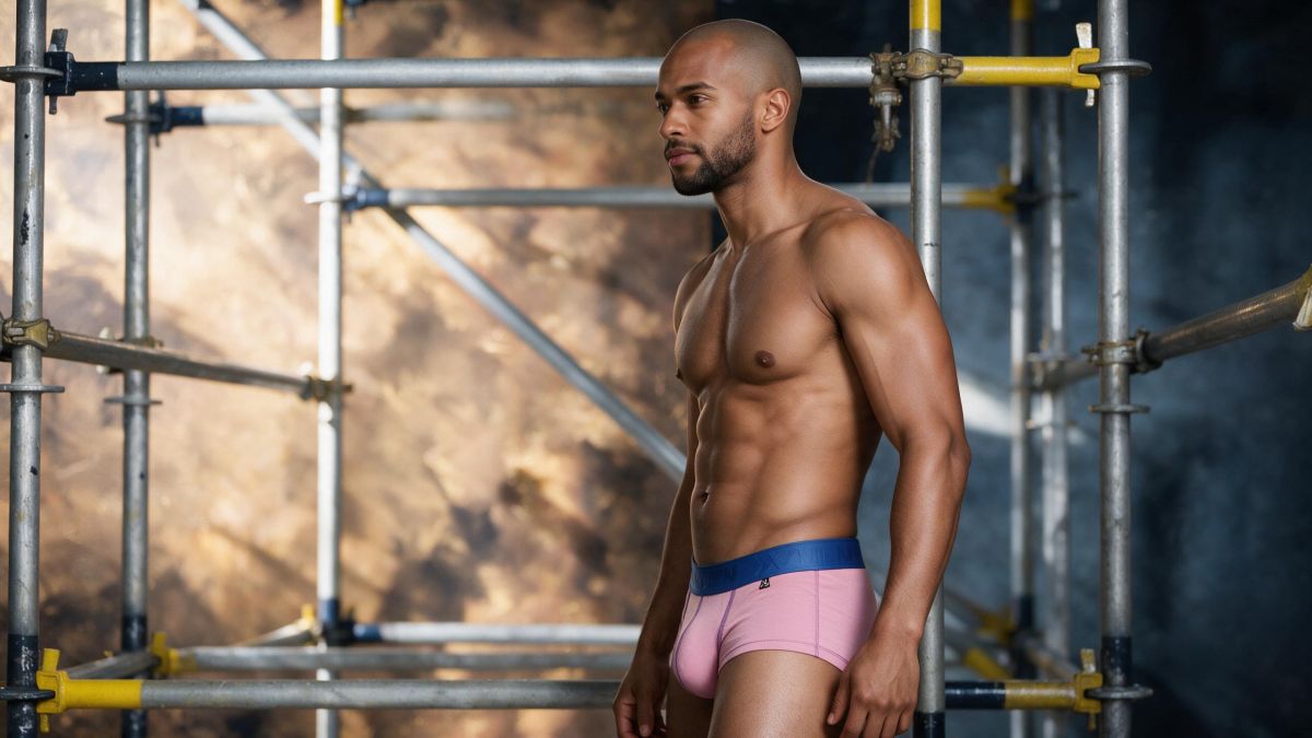 Xtremen 91273 Men's Underwear Sleek Athletic Microfiber Briefs Color Pink
