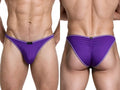 Xtremen 91276 Ropa interior para hombre Bikini de microfibra elegante Color morado