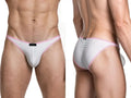 Xtremen 91276 Ropa interior para hombre Bikini elegante de microfibra Color blanco