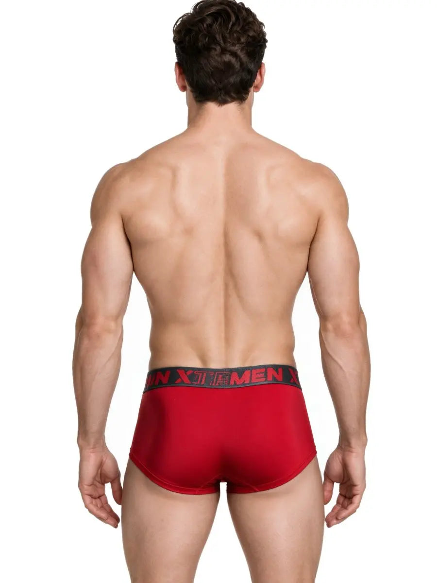 Xtremen 91280 Herrenunterwäsche, elegante Mikrofaser-Slip, Farbe Rot