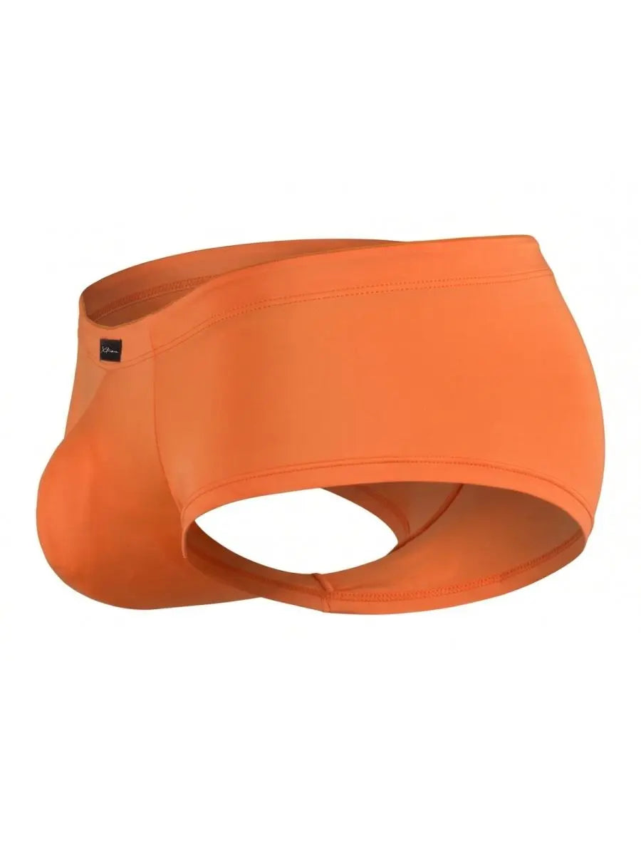 Xtremen 91282 Ropa interior para hombre Calzoncillos slip de microfibra Sleek Color naranja