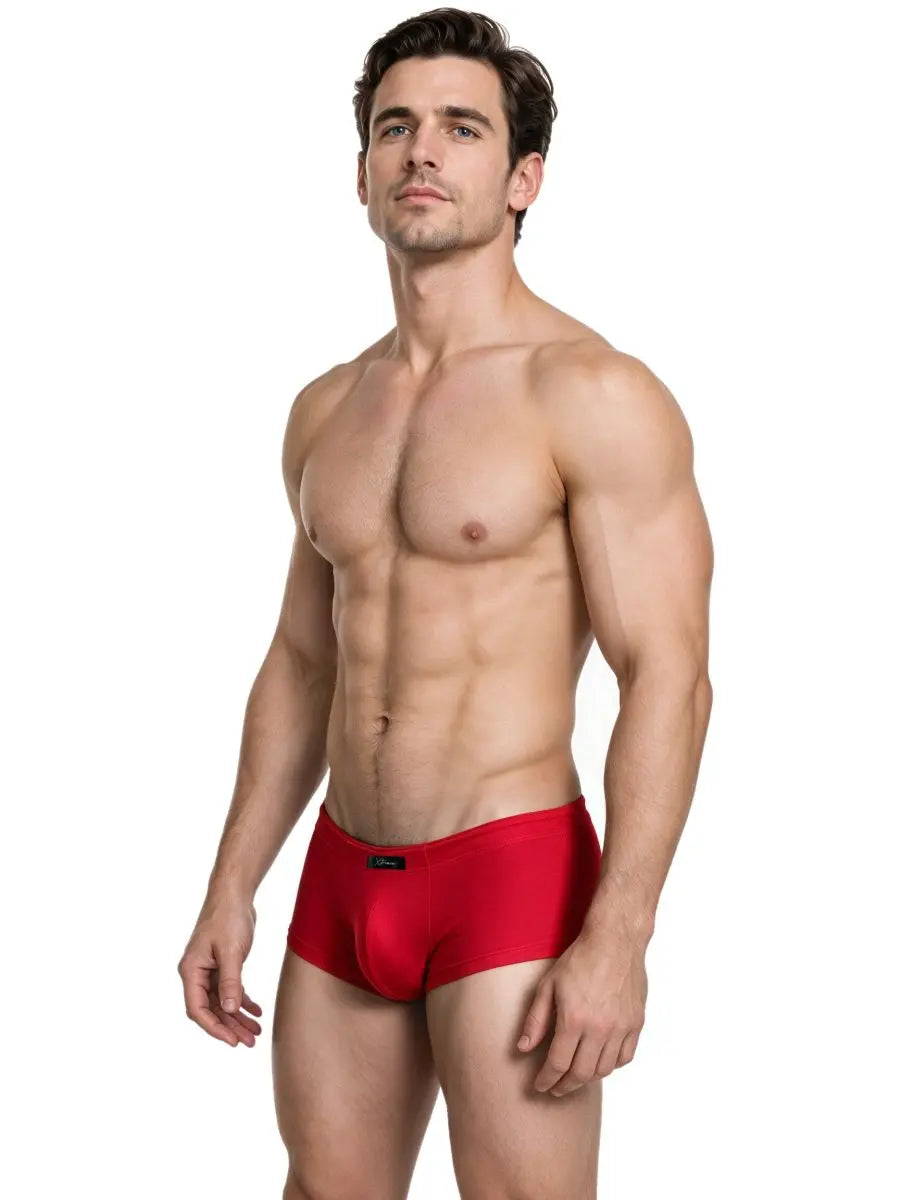Xtremen 91282 Herrenunterwäsche, elegante Mikrofaser-Slip, Farbe Rot