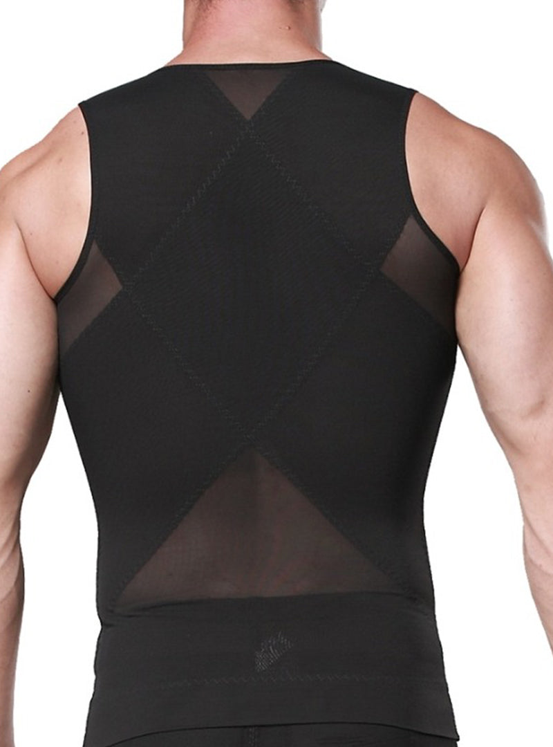 Tartarus Men's Zip Up Body Shaper