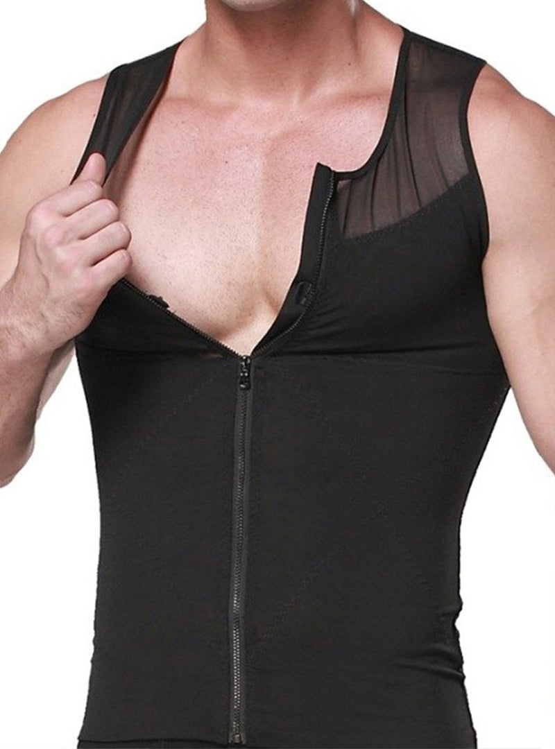 Tartarus Men's Zip Up Body Shaper