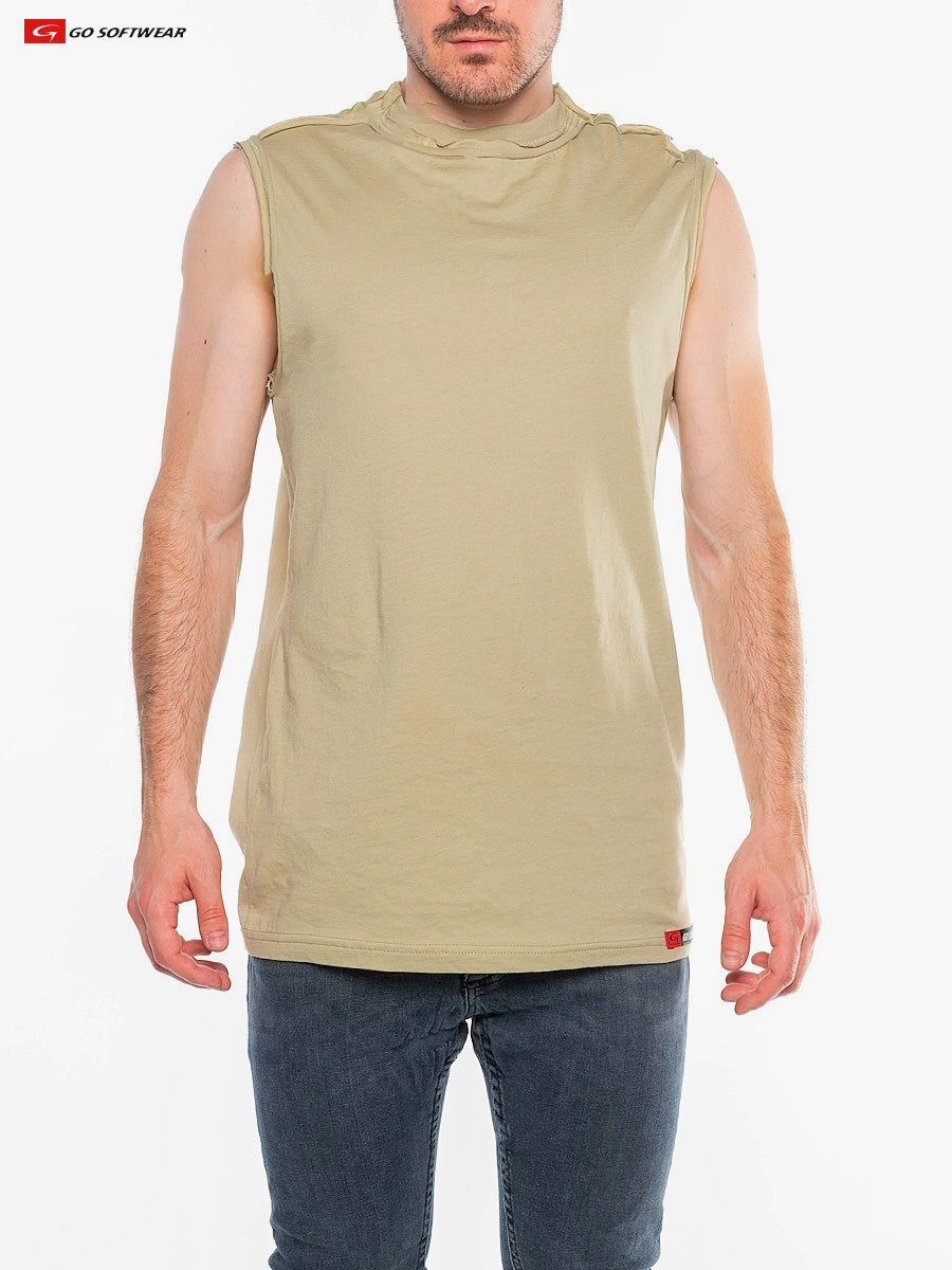 Zion Raw Edge Muscle Tee - DealByEthan.gay loves Go Softwear