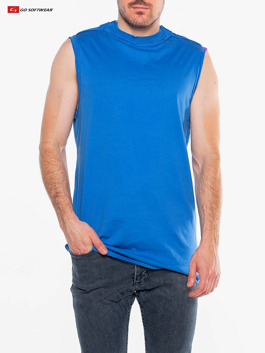 Zion Raw Edge Muscle Tee - DealByEthan.gay loves Go Softwear