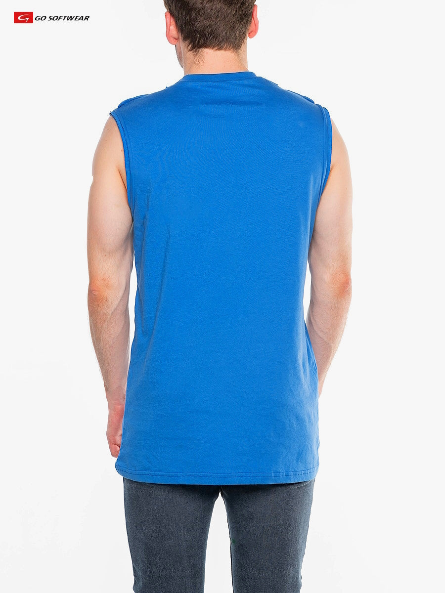 Zion Raw Edge Muscle Tee - DealByEthan.gay loves Go Softwear