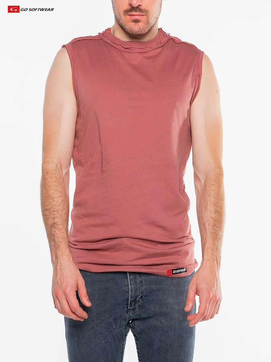 Zion Raw Edge Muscle Tee - DealByEthan.gay loves Go Softwear