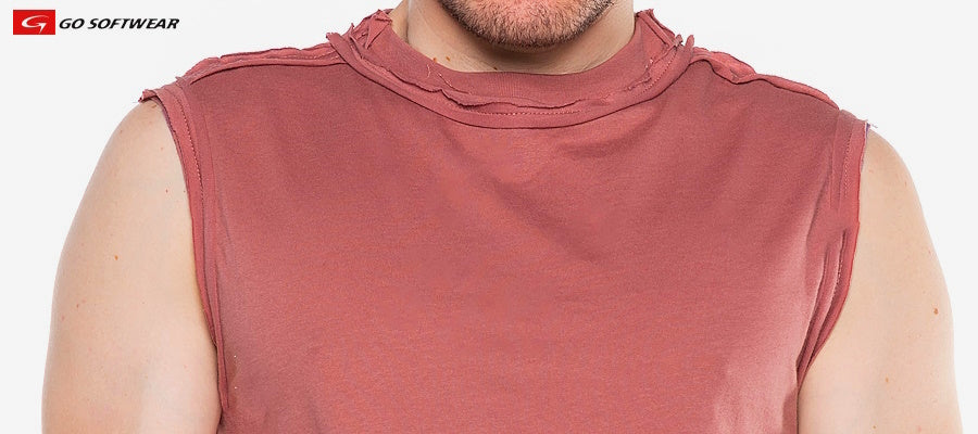 Zion Raw Edge Muscle Tee - DealByEthan.gay loves Go Softwear