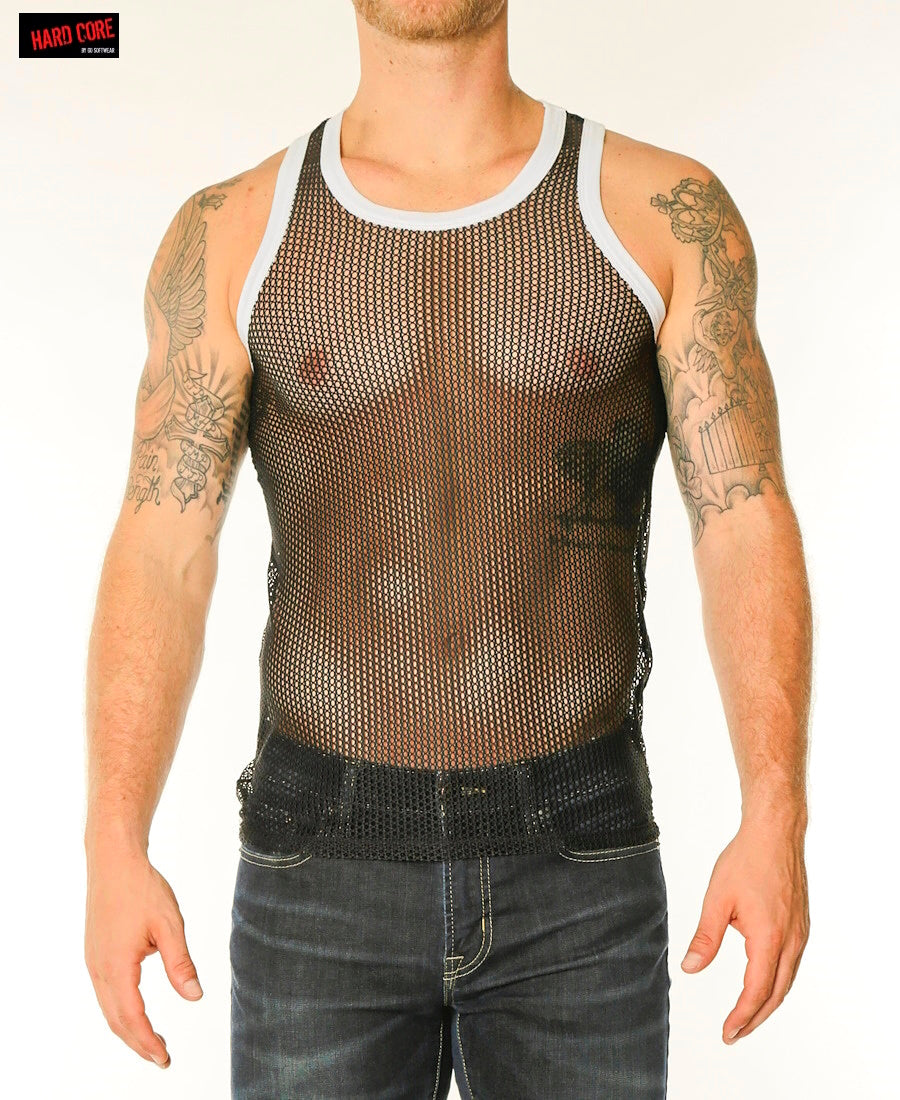 Chain Link Mesh Tank Top