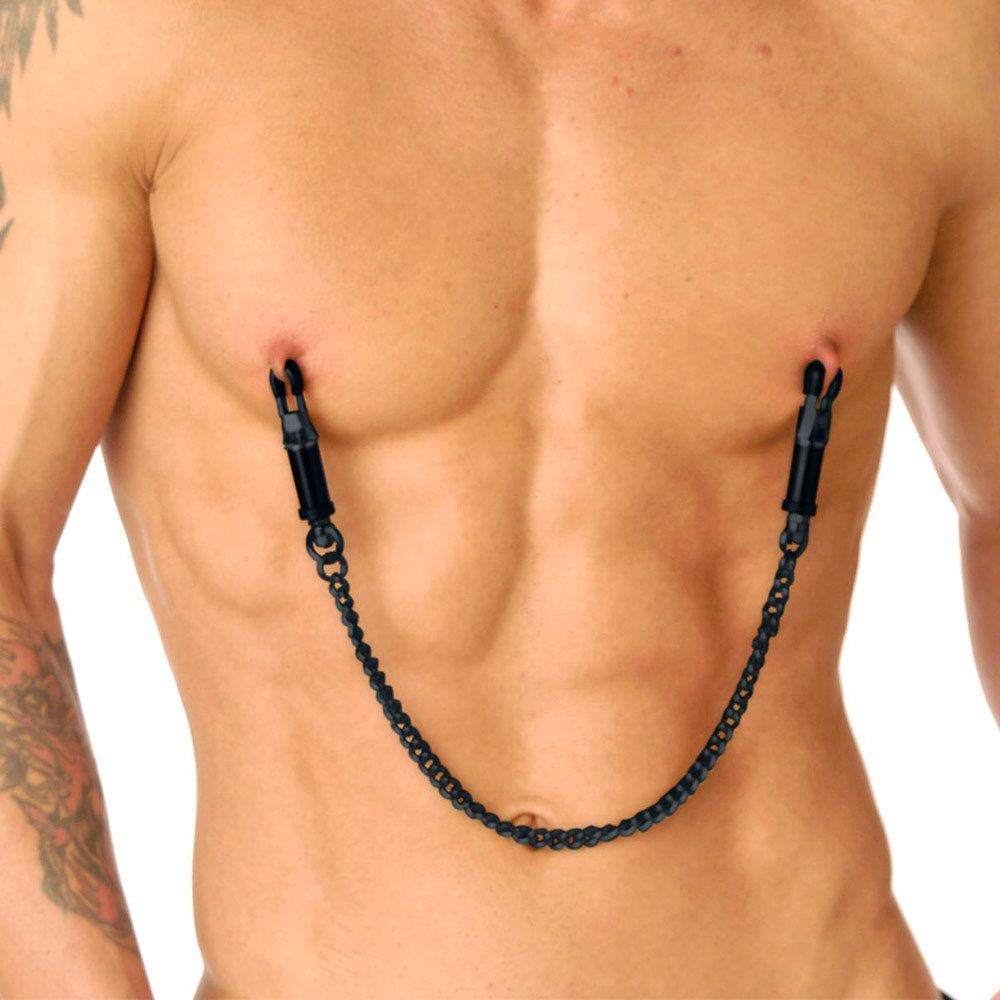 Black Deluxe Adjustable Nipple Clamps