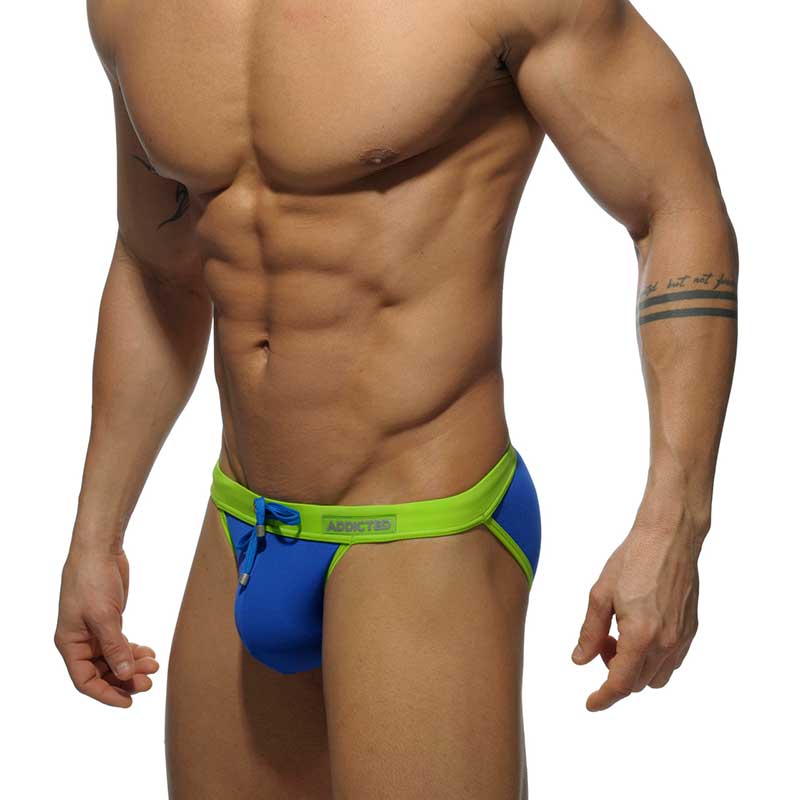 Addicted Sexy Low Rise Bikini Swimwear Royal Blue ADS065 Size M