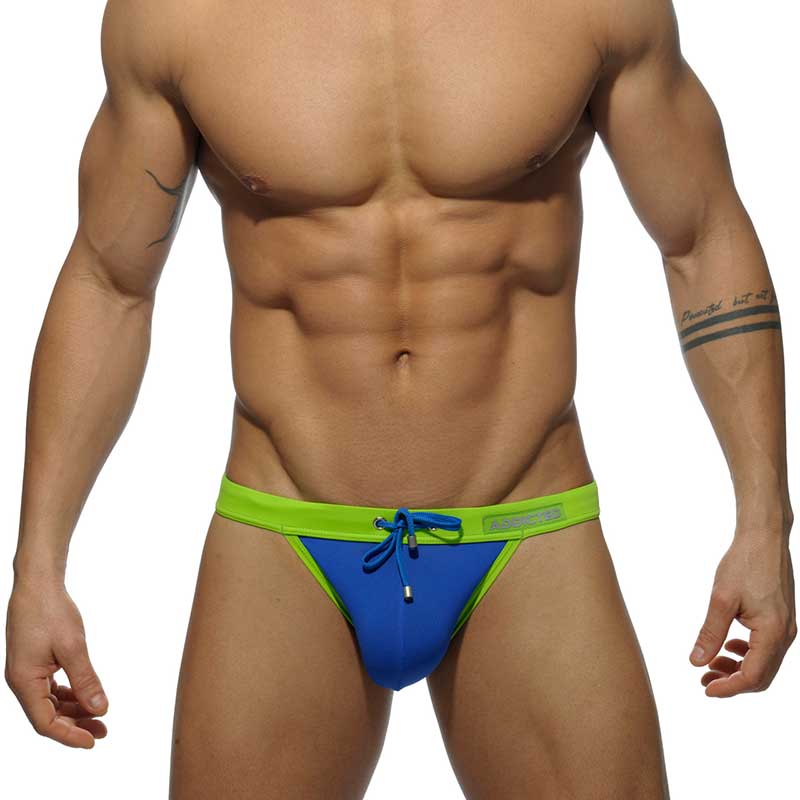 Addicted Sexy Low Rise Bikini Swimwear Royal Blue ADS065 Size M