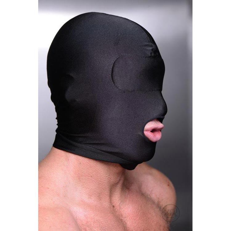 Disguise Open Mouth Hood with Padded Blindfold