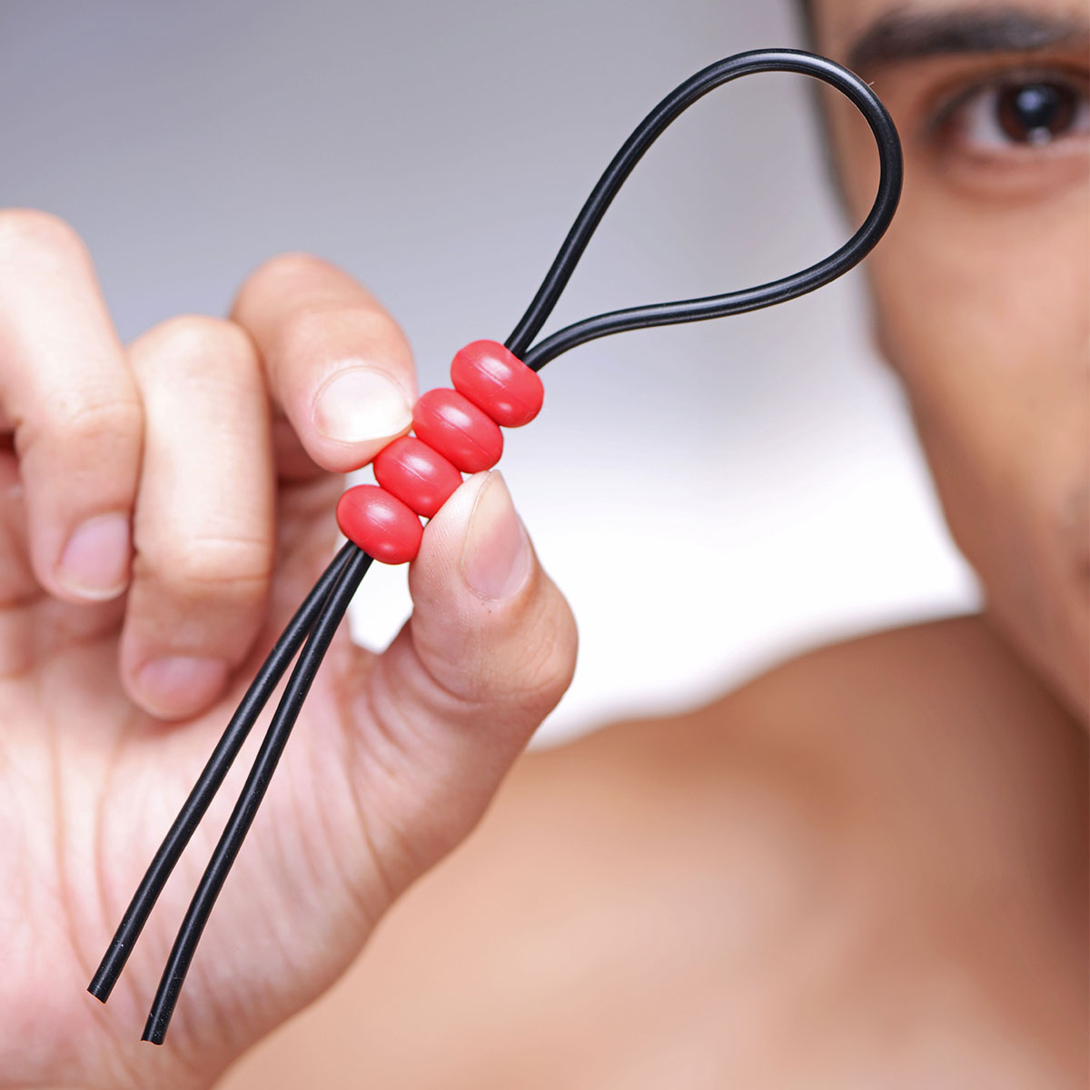 Verstellbarer Penisring im Bolo Lasso-Stil