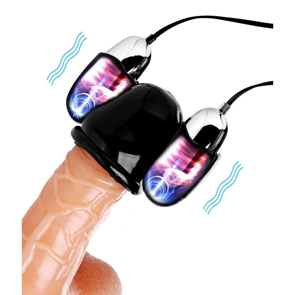 Trinity Men Multi Speed Vibrating Penis Head Teaser