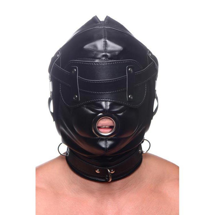 Bondage Maske mit Penisknebel