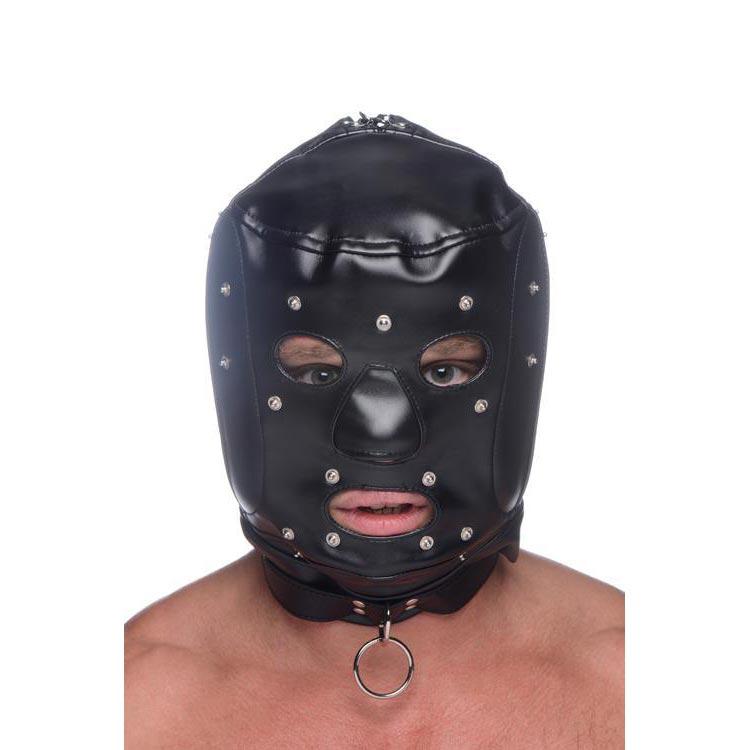 Universelle BDSM-Maske mit abnehmbarem Maulkorb