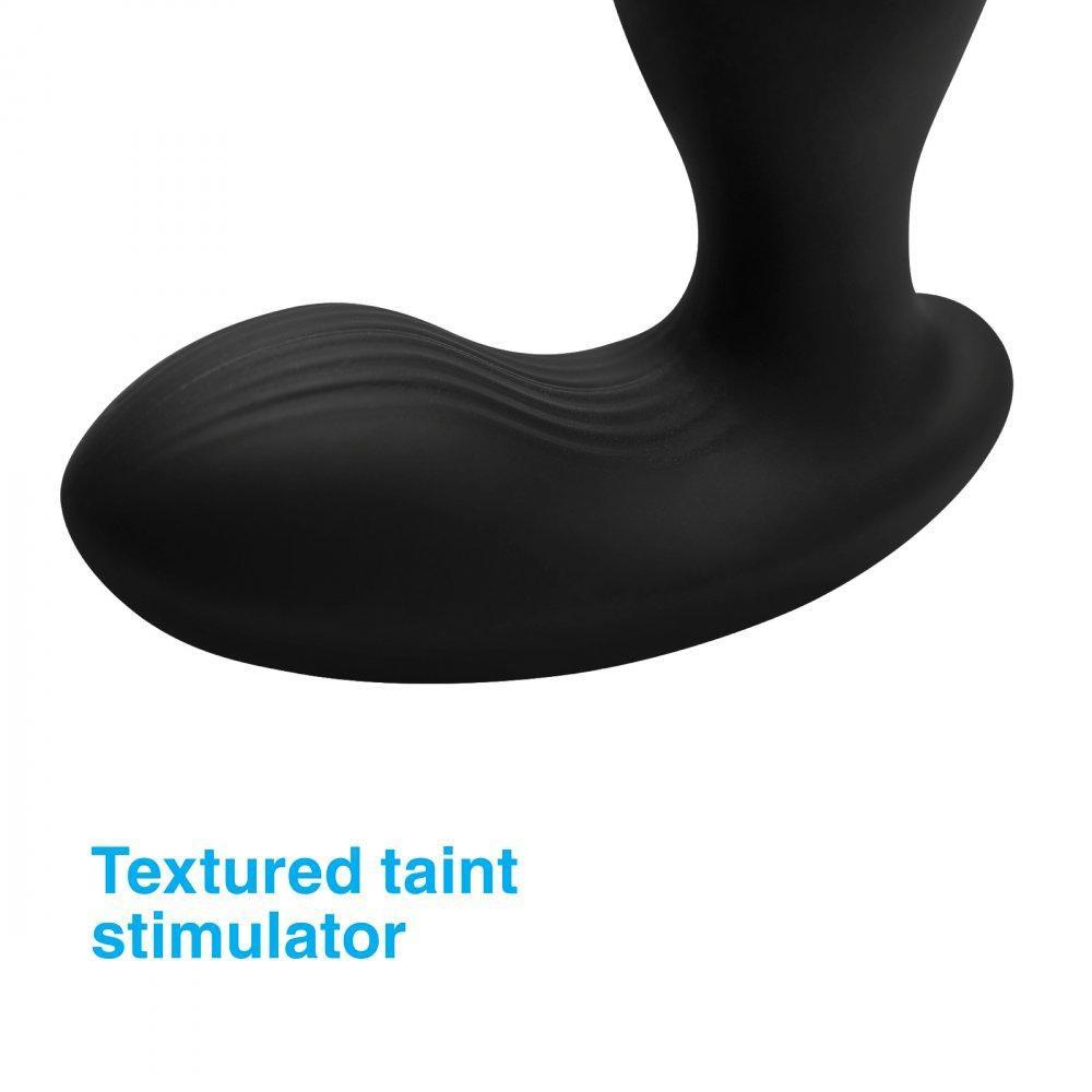 Alpha Pro 7X P-Stroke Silicone Prostate Stimulator with Stroking Shaft