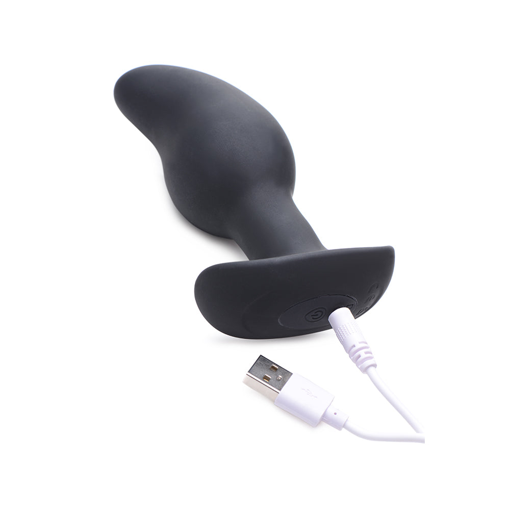Zeus Electrosex 8X Volt Drop Vibrating and E-Stim Silicone Prostate Massager with Remote