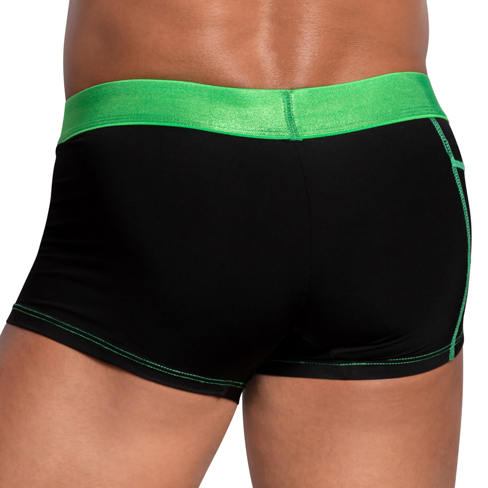 Agacio AGG068 Boxershorts mit neonfarbenem Bund