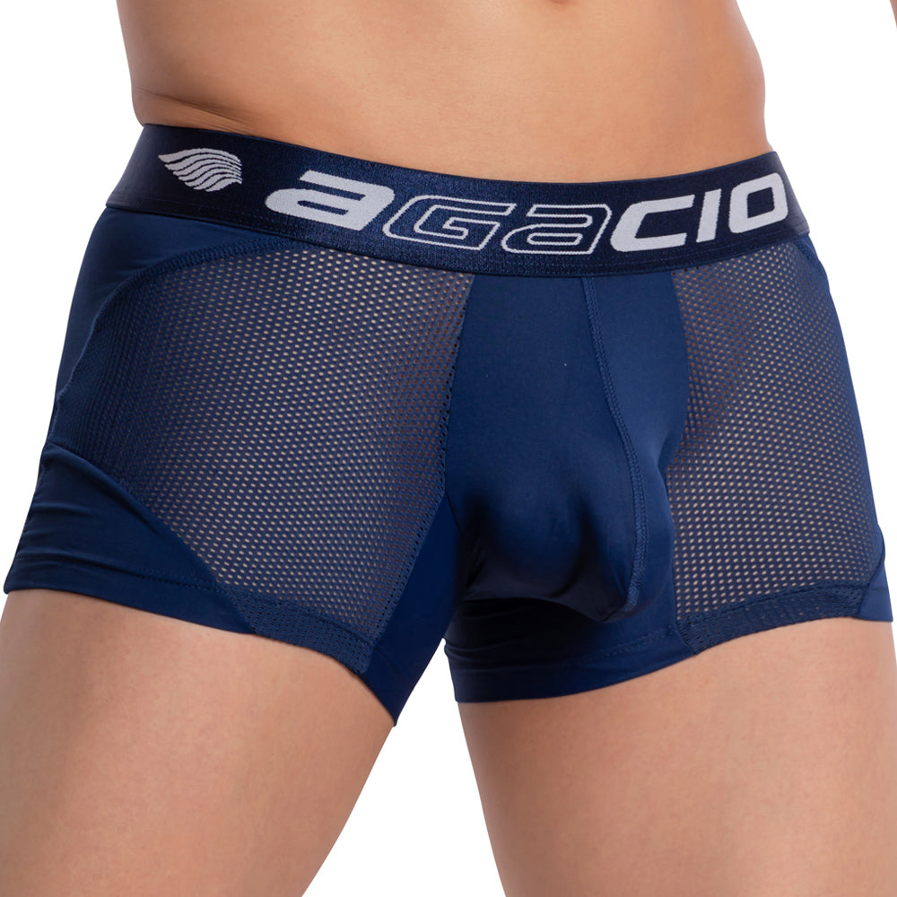 Agacio AGG074 Sportliche Boxershorts aus Netzstoff