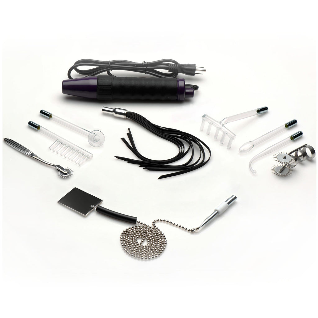 Zeus Electrosex Ultra Neo Violet Wand 10 Piece Set