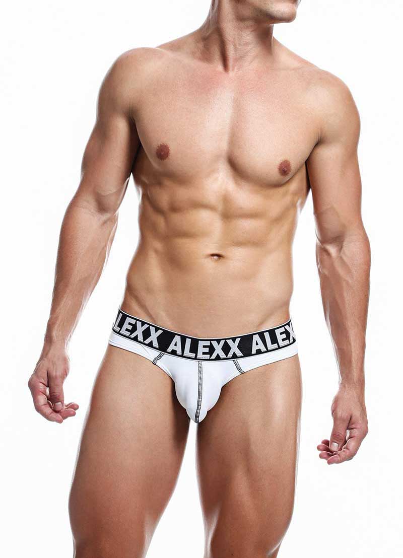 Alexx Underwear Andy Thong Underwear White ALK006 Size XL