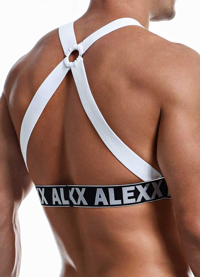 Arnés cruzado Alexx Underwear blanco ALU002 Talla única