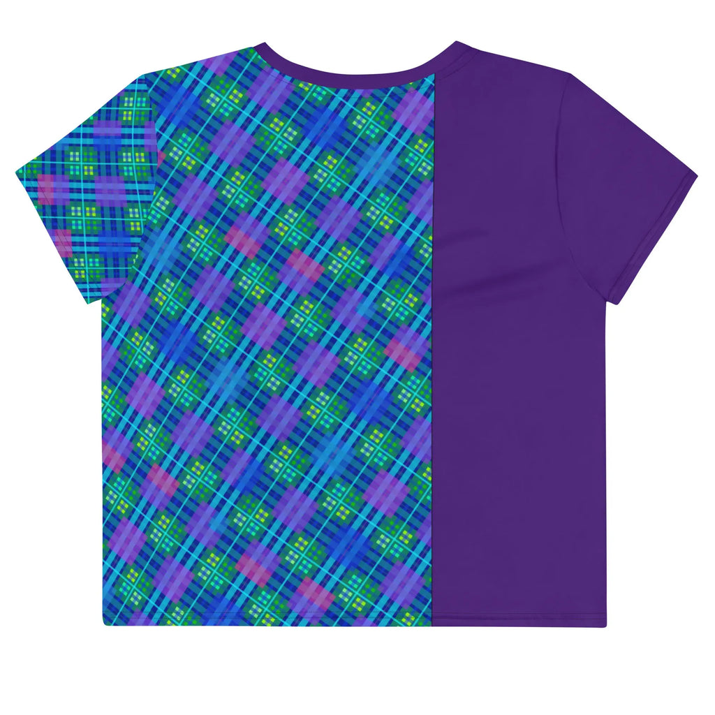 Camiseta corta de cuadros azul para hombre de Maris Equi
