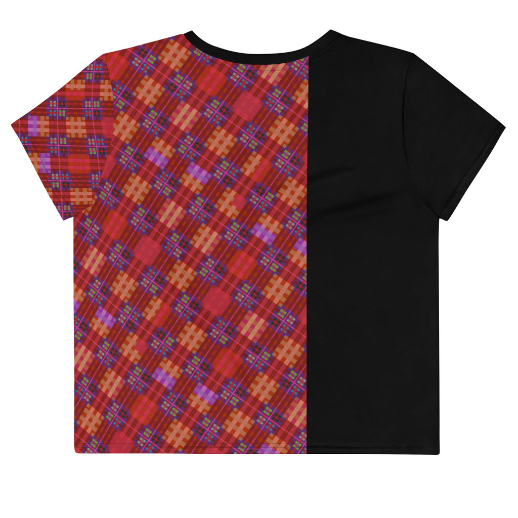 Maris Equi Red Tartan Men's Crop Tee