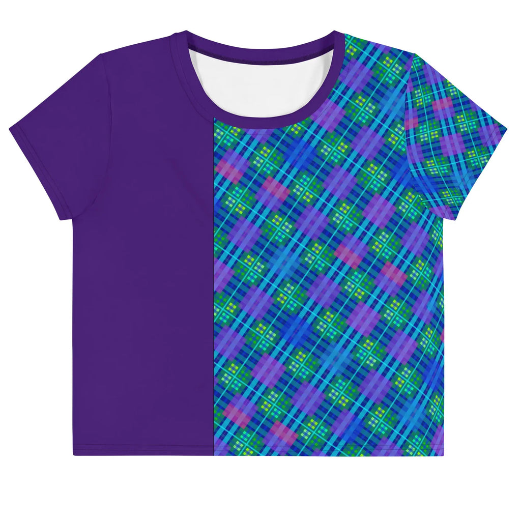 Camiseta corta de cuadros azul para hombre de Maris Equi