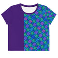 Camiseta corta de cuadros azul para hombre de Maris Equi
