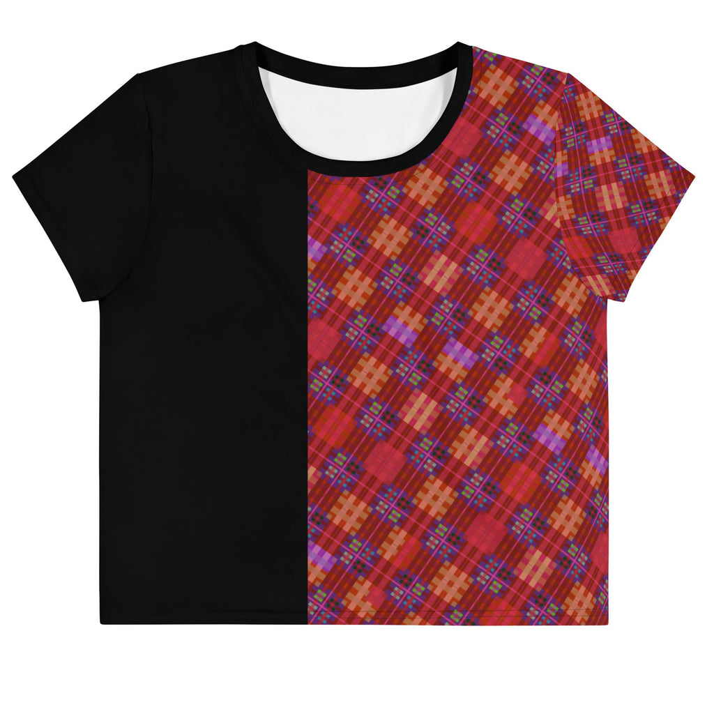 Maris Equi Red Tartan Men's Crop Tee