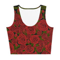 Maris Equi Rozen Red Rose Men's Crop Tank Top