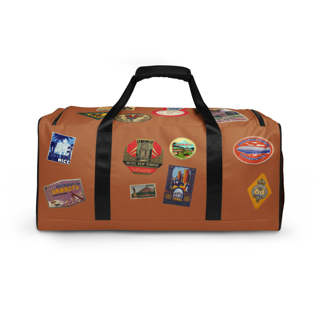 Maris Equi Men's Vintage Style World Travel Duffle