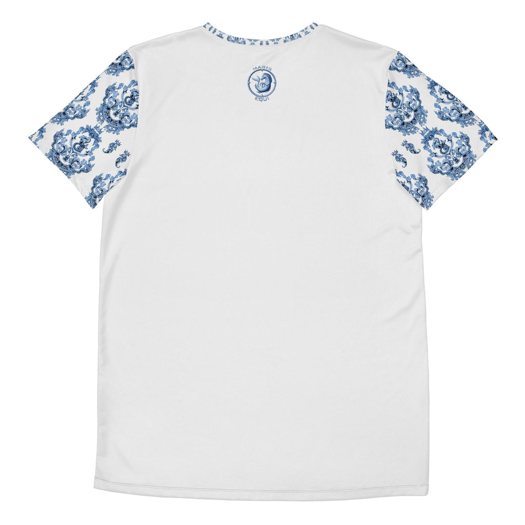 Maris Equi Blue Baroque Men's Sport Shirt