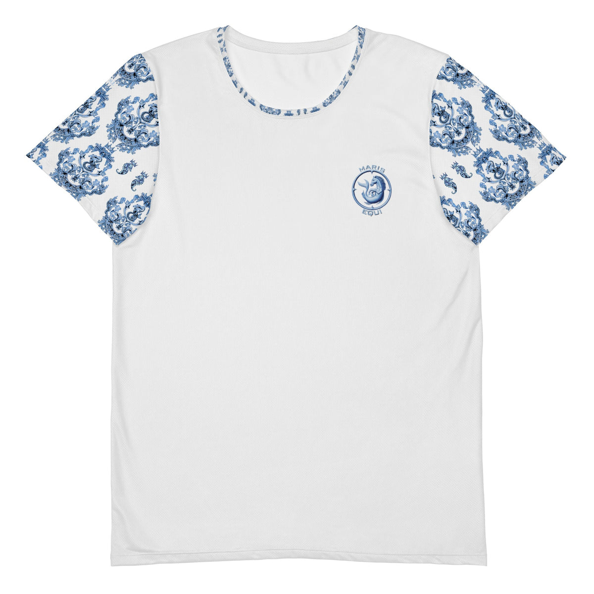 Maris Equi Blue Baroque Men's Sport Shirt