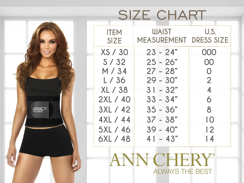 Black latexfit waist trainer belt with circular logo patch for ann chery 2031 latex men girdle body shaper beige