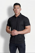 Jed North Fast-Dry Poloshirt – Schwarz