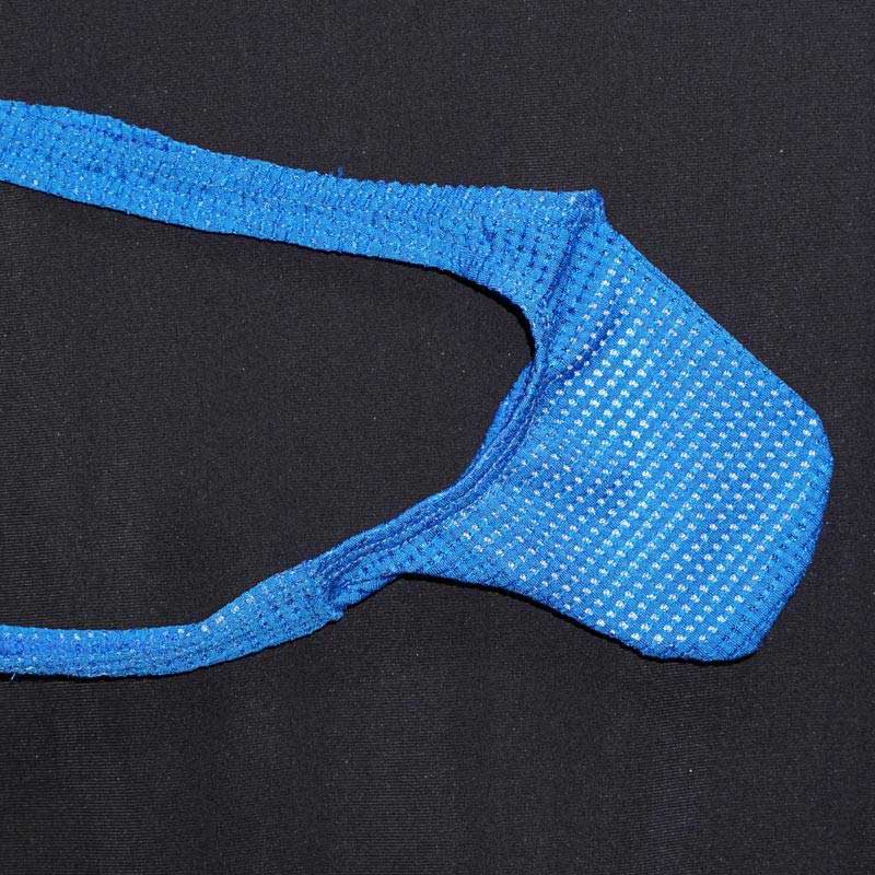 Arroyman Bulge Mesh Thong Unterwäsche Blau BUD Größe M