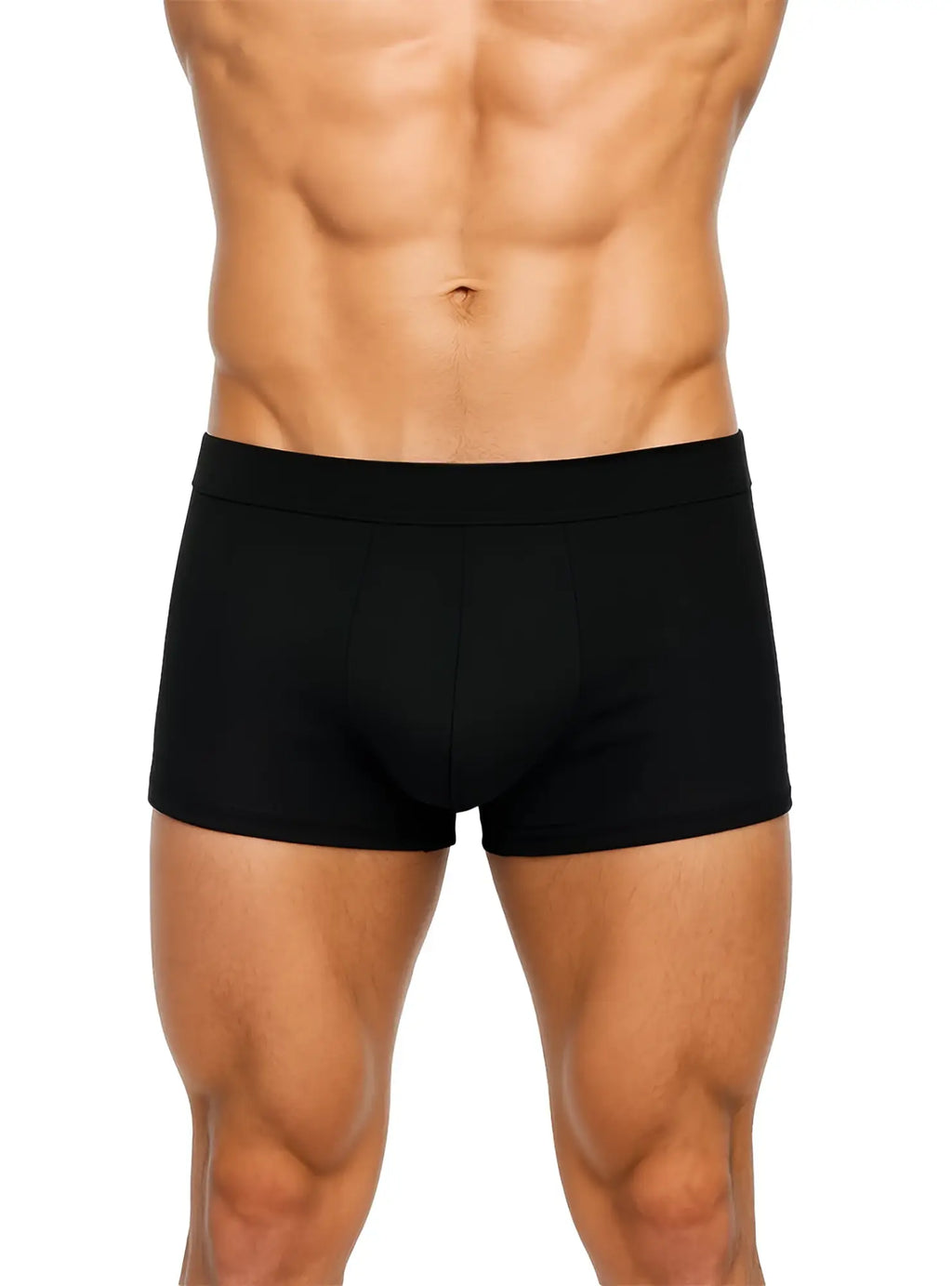 Black men’s briefs with a smooth form-fitting design made of cotton in an assorted 4 pieces pack