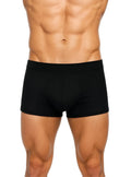 Black men’s briefs with a smooth form-fitting design made of cotton in an assorted 4 pieces pack