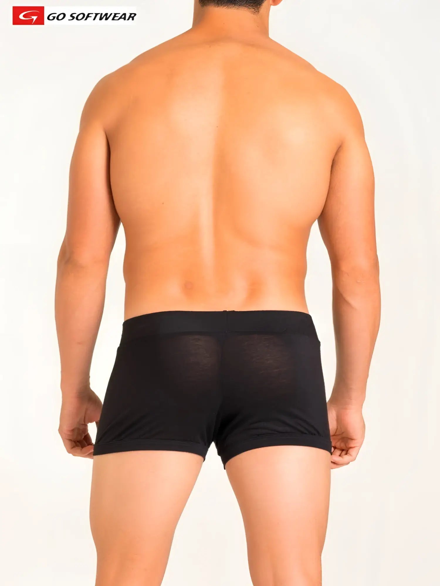 Black mesh briefs b2e noir shorty from go softwear featuring breathable fabric for comfortable wear