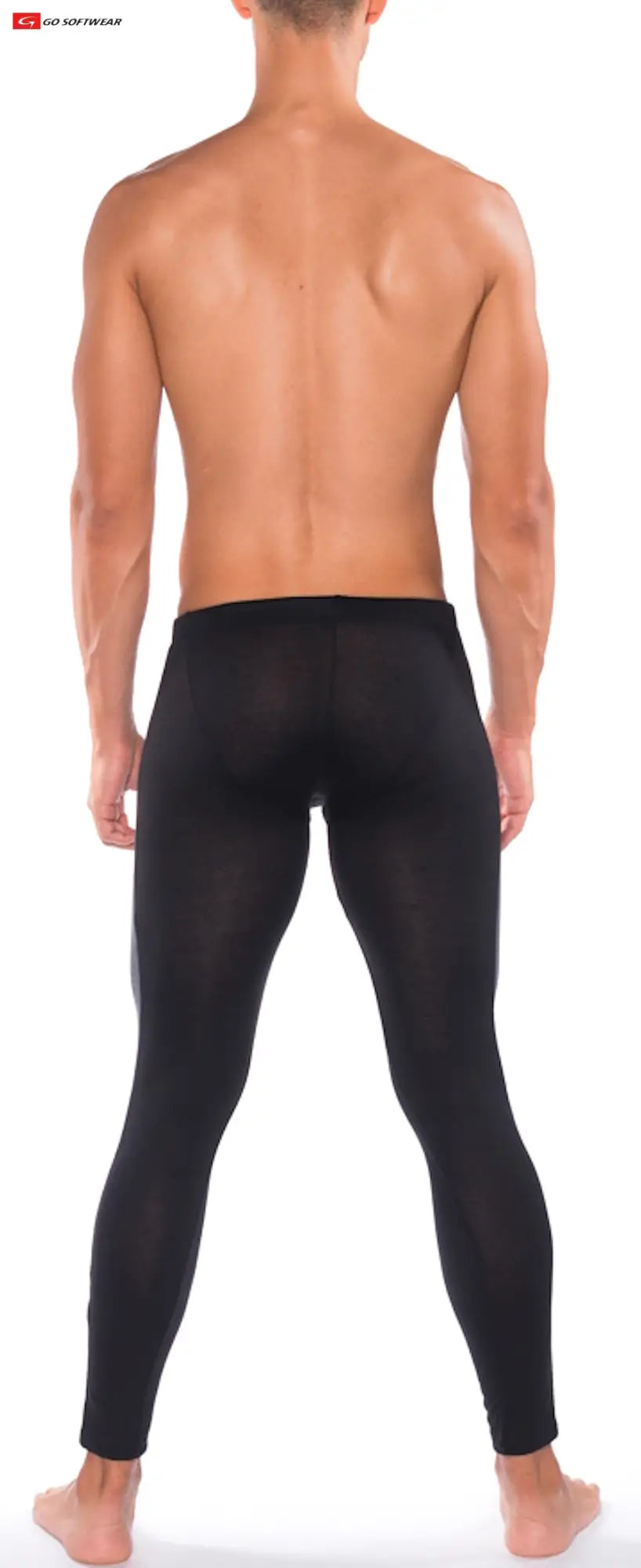 Black sheer stretchy B2E tights with a form-fitting design suitable for activewear or casual use